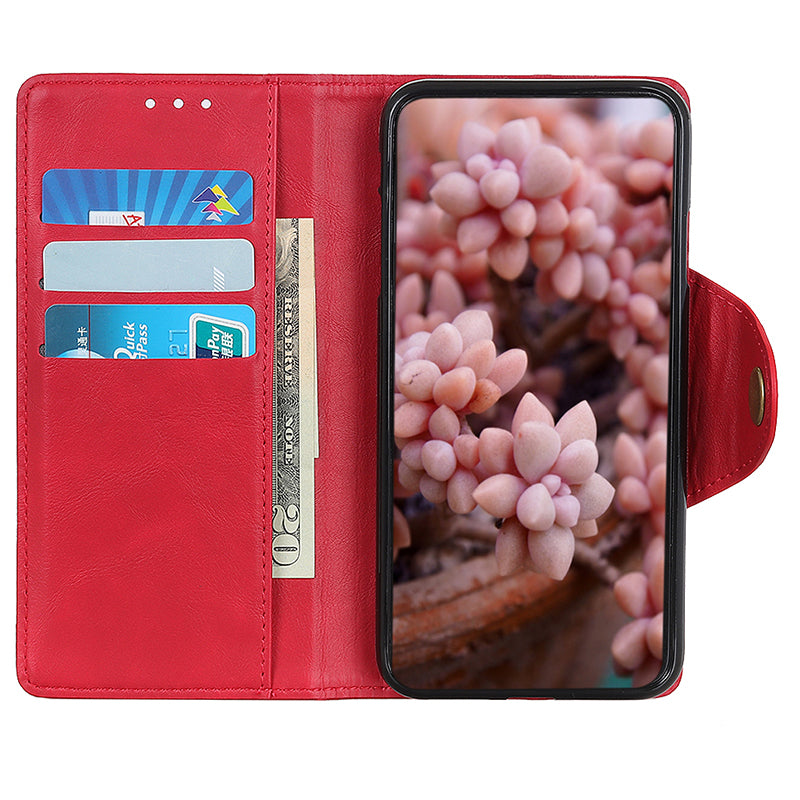 For Samsung Galaxy S23 FE Leather Wallet Case Brass Buckle Stand Phone Protective Cover For Samsung Galaxy S23 FE Leather Wallet Case Brass Buckle Stand Phone Protective Cover